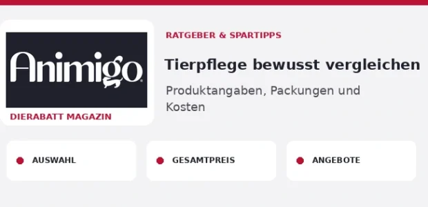 Animigo – Tierpflege bewusst vergleichen