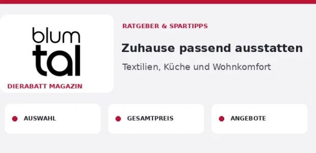 Blumtal – Zuhause passend ausstatten