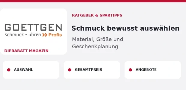 Goettgen – Schmuck bewusst auswählen
