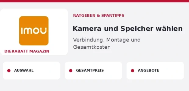 Imou – Kamera und Speicher wählen