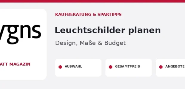 Sygns – Leuchtschilder planen
