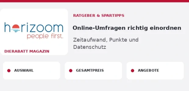 horizoom – Online-Umfragen richtig einordnen
